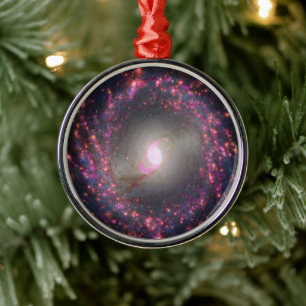 Ornement En Métal Galaxie Spirale Ngc 3351.