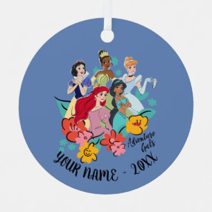 Ornement En Métal Gals d'aventure Disney Princess