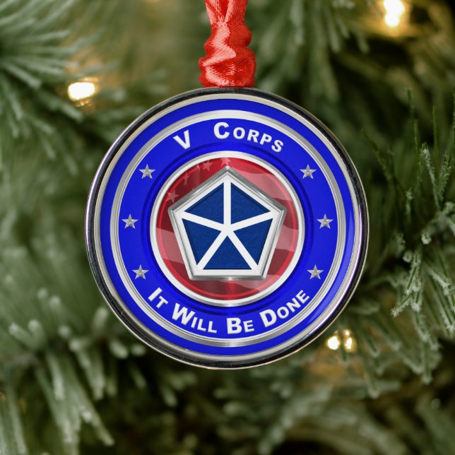 Ornement En Métal Garde de Noël des V Corps (Arbre)