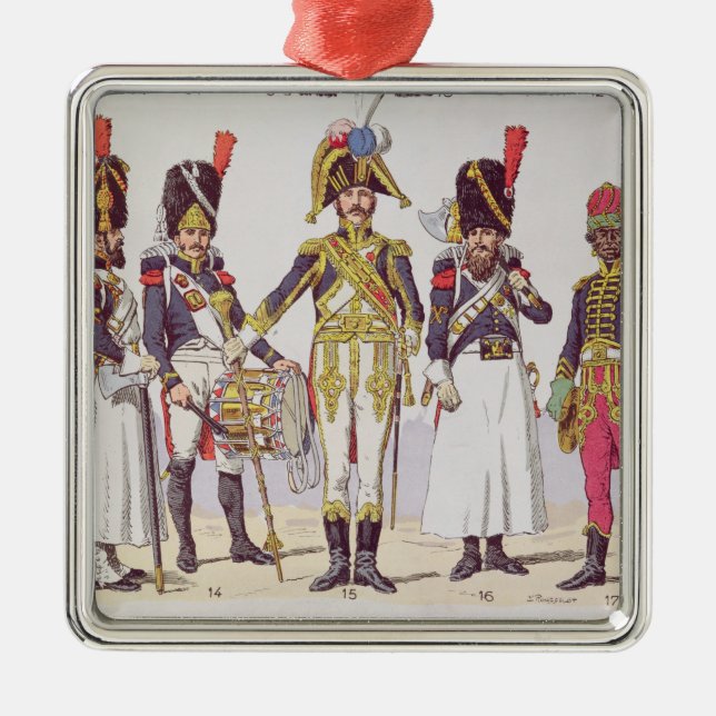 Ornement En Métal Gardes de grenadier du premier empire (Devant)