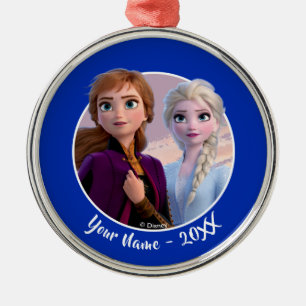 Ornement En Métal Gelée 2 : Anna et Elsa Mon destin appelle