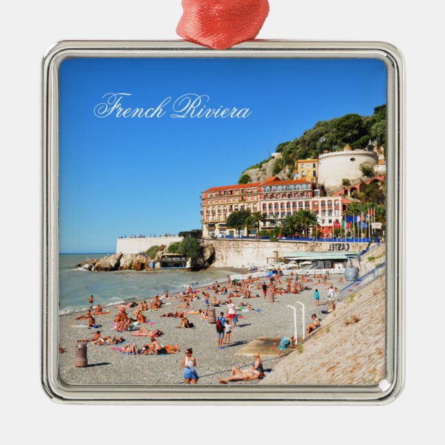 Ornement En Métal Gentil. La Côte d'Azur (Devant)