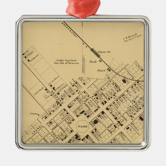 Ornement En Métal Georgetown (Devant)