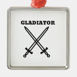 Ornement En Métal Gladiateur