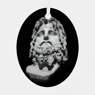 Ornement En Métal Greco Roman Bust