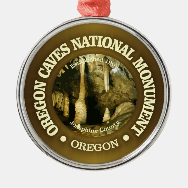 Ornement En Métal Grottes de l'Oregon (NM) (Devant)