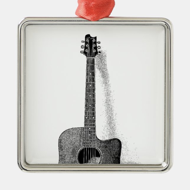 Ornement En Métal Guitare classique (Devant)