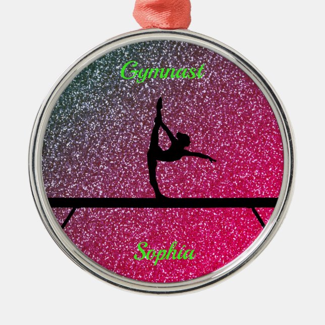 Ornement En Métal Gymnastique Poutrelle de pastèque (Devant)