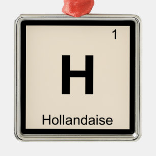 Ornement En Métal H - Sauce Hollandaise Chimie Tableau Périodique