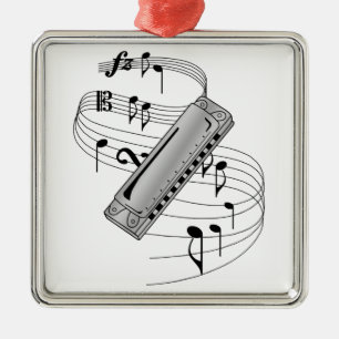 Ornement En Métal Harmonica