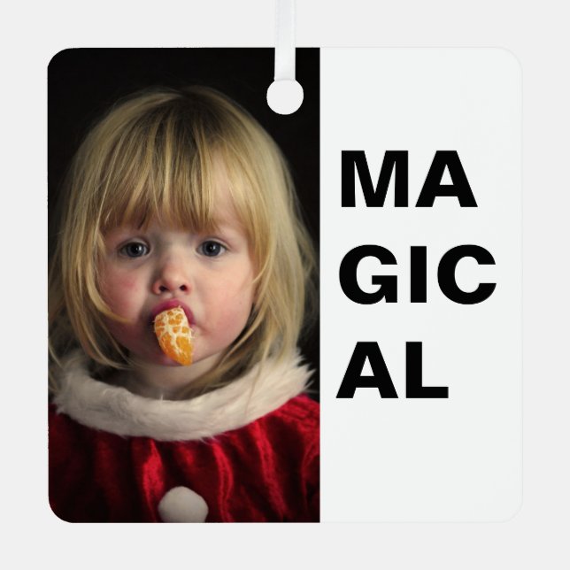 Ornement En Métal Heure magique (Recto)