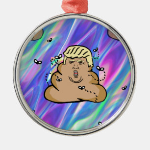 Ornement En Métal hologramme décharge trump