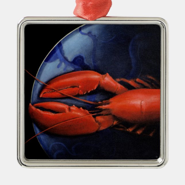Ornement En Métal Homard de plat de Tiffany (Devant)