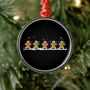 Ornement En Métal Homme en pain d'épices Mignon Noël Fête Baker
