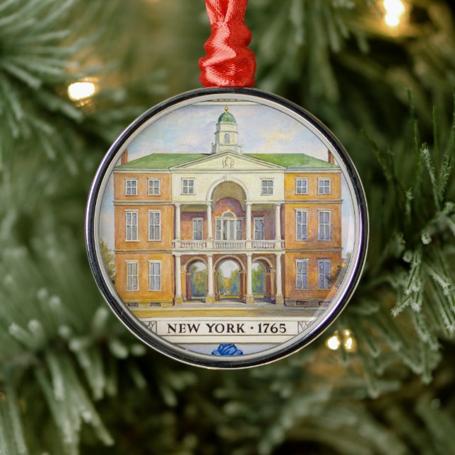 Ornement En Métal Hôtel de ville de New York 1765 (Arbre)