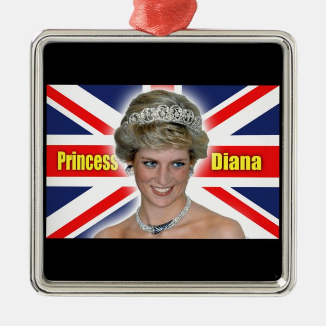 Ornement En Métal HRH Princesse Diana Stunning ! (Devant)