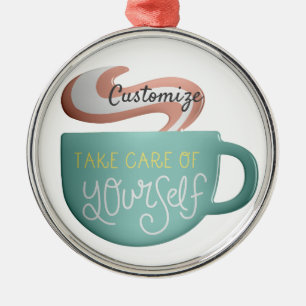 Ornement En Métal Hygge Drink Self-Care Thunder_Cove