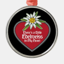 Il y a un petit Edelweiss dans My Heart Ornament