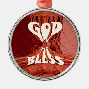 Ornement En Métal Impression d'art Dieu béni