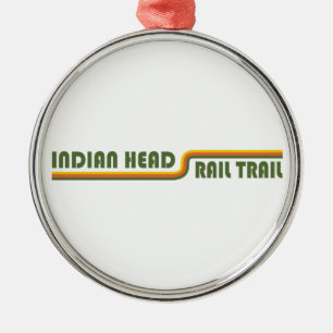Ornement En Métal Indian Head Rail Trail