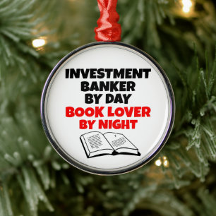Ornement En Métal Investment Banker aime lire