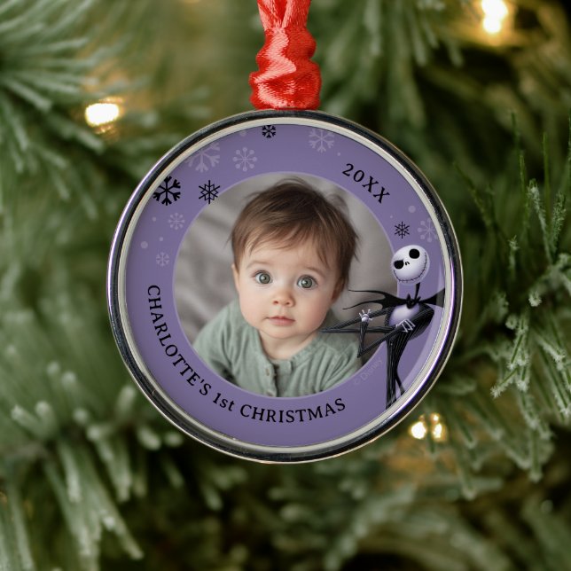 Ornement En Métal Jack Skellington Holiday Wish (Arbre)