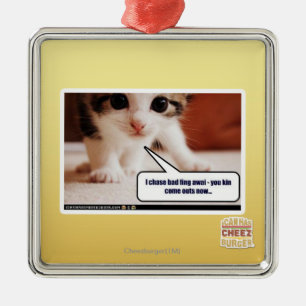 Ornement En Métal Je chasse le mauvais awai fing