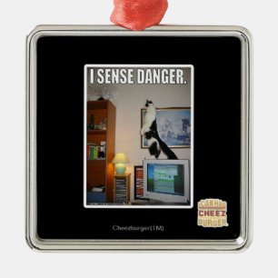 Ornement En Métal Je sens le danger