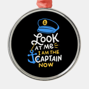 Ornement En Métal Je Suis Le Capitaine Maintenant Bateau Capitaine C