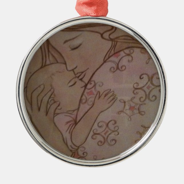 Ornement En Métal Je vous ai aimés avant que je vous aie rencontrés (Devant)