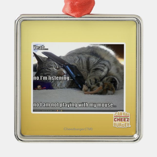 Ornement En Métal J'écoute (Devant)