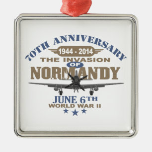 Ornement En Métal Jour J 70e anniversaire Bataille de Normandie