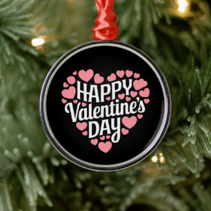 Ornement En Métal Joyeuse Saint Valentin drôle Cœur Amour Valentin 