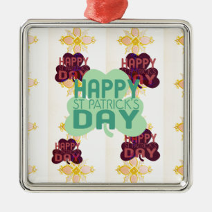 Ornement En Métal Joyeux Saint Patrick's Day Lovely Art Print