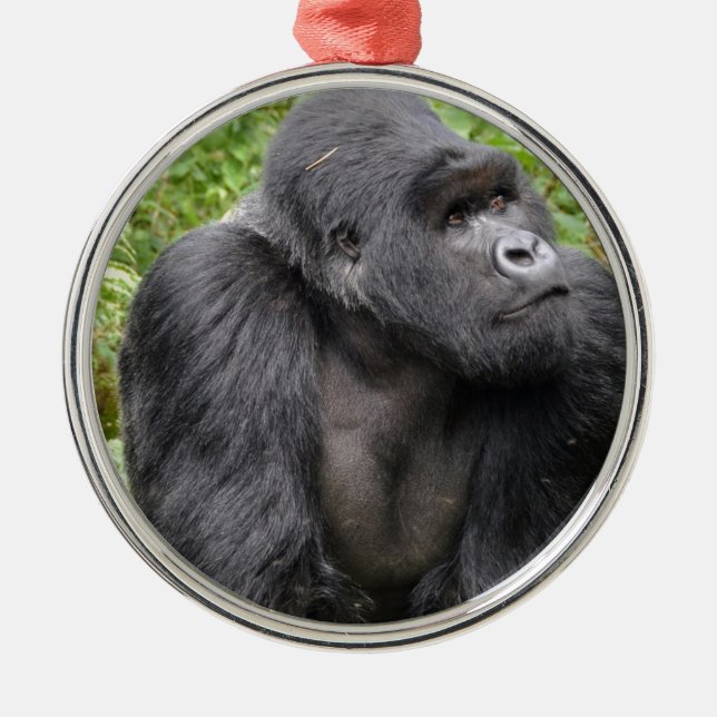 Ornement En Métal Joyeux singe (Devant)