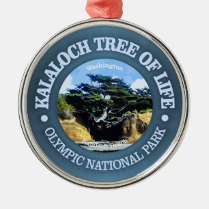 Ornement En Métal Kalaloch Tree of Life