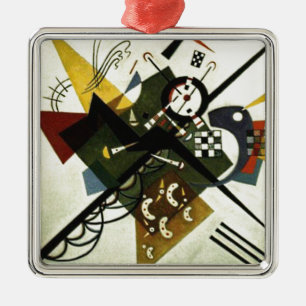Ornement En Métal Kandinsky Sur White II