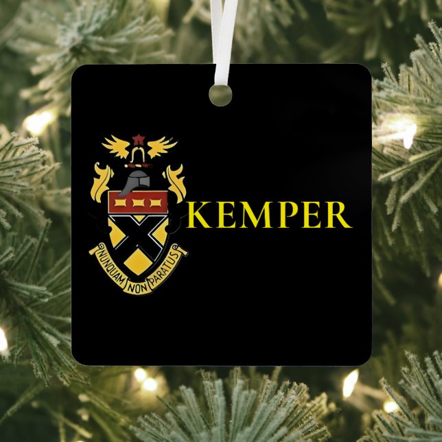 Ornement En Métal Kemper Military School et College (Insitu)