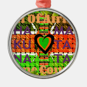 Ornement En Métal Kenya Hakuna Matata