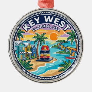 Ornement En Métal Key West Floride