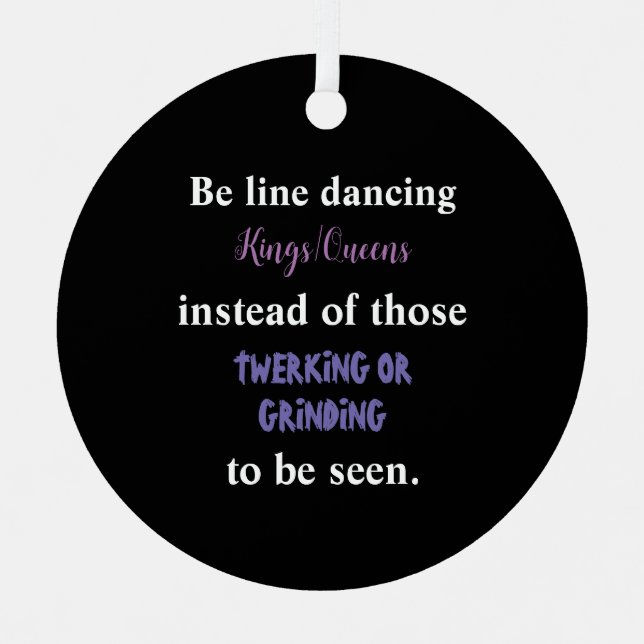 Ornement En Métal Kings/Queens I (Recto)