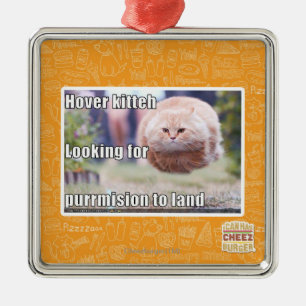 Ornement En Métal Kitteh de vol plané