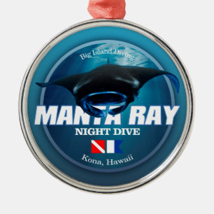 Ornement En Métal Kona Night Dive (DD2)