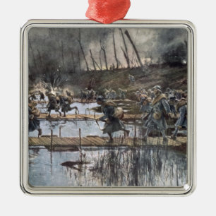 Ornement En Métal La bataille du Yser en 1914