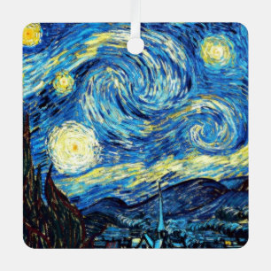 Ornement En Métal La célèbre peinture de Van Gogh, Nuit étoilée,