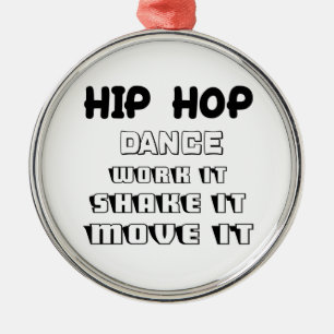 Ornement En Métal La danse de hip hop, le fonctionnent, le secouent,