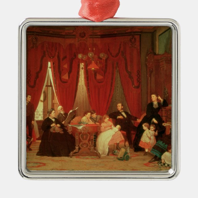 Ornement En Métal La famille de trappe, 1870-71 (Devant)