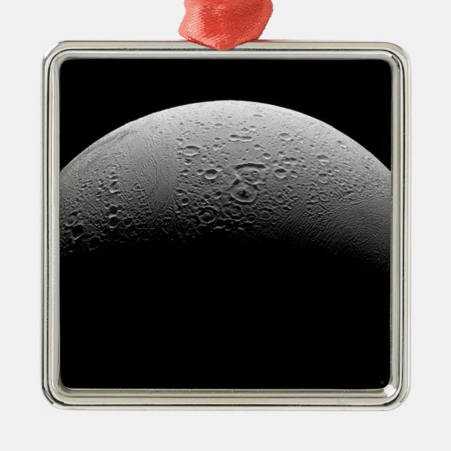 Ornement En Métal La lune de Saturne Encelade 5 (Devant)
