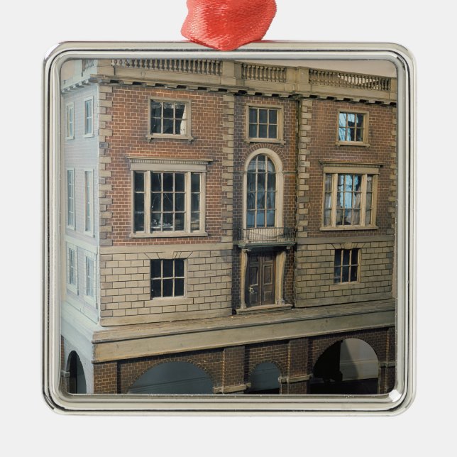 Ornement En Métal La maison de poupée balustraded paranglais avec le (Devant)