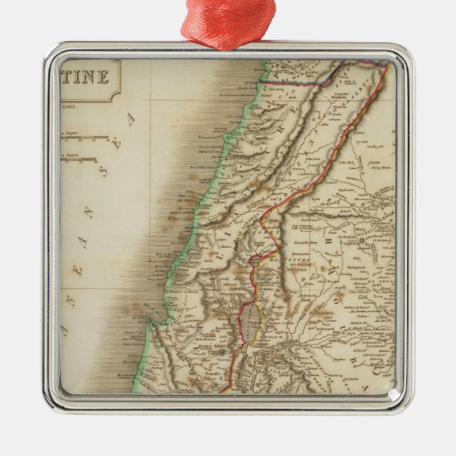 Ornement En Métal La Palestine 2 (Devant)
